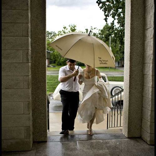 Rainy Day, Beautiful Bride