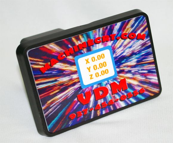 2" Trailer Hitch cover with custom full color inse