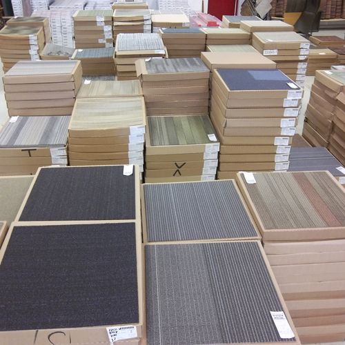Large quantities of in stock carpet Tile