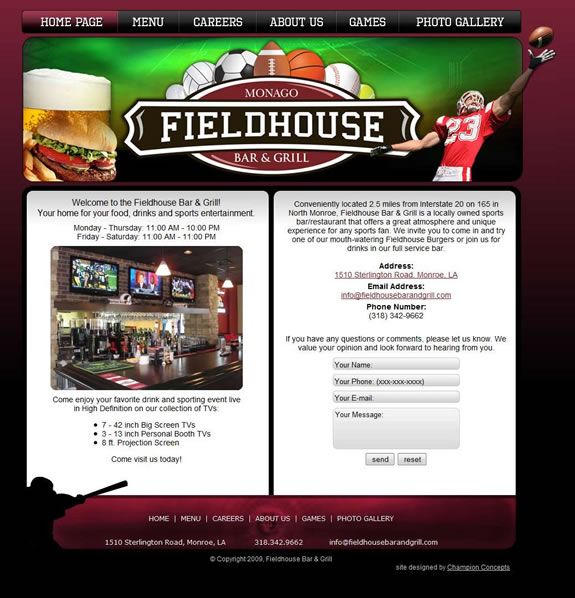 Fieldhouse Bar & Grill (http://fieldhousebarandgri