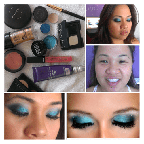 Look inspired by icy blue from my pinterest board 
