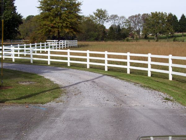 PVC Vinyl Maintenance Free Fence - Residential or 