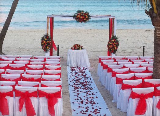 Wedding setup