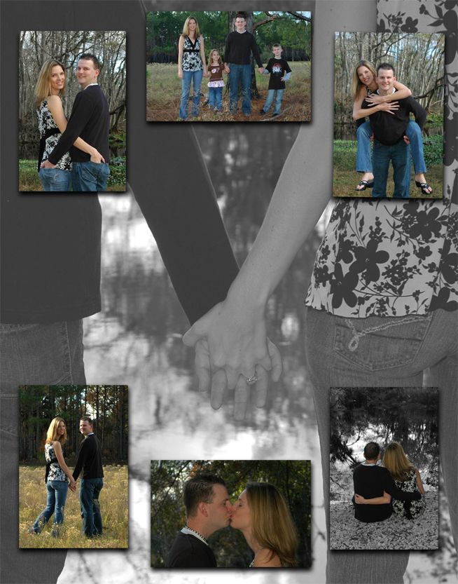 Custom Designed Collage for Wedding Present