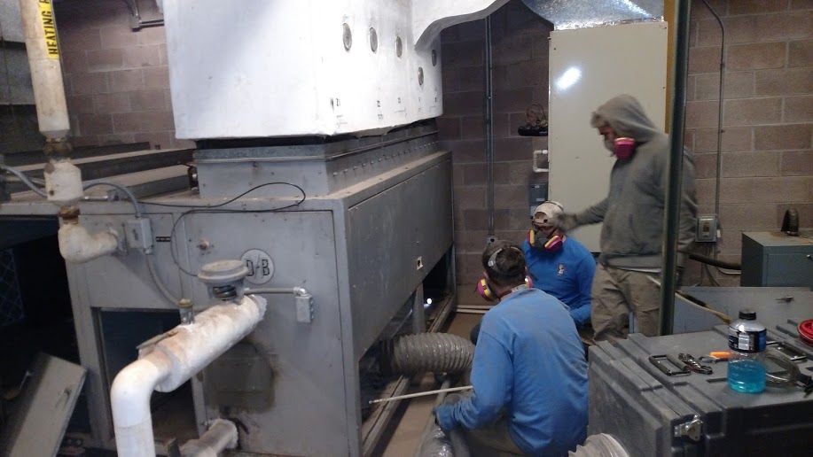 KAFB air handler cleaning