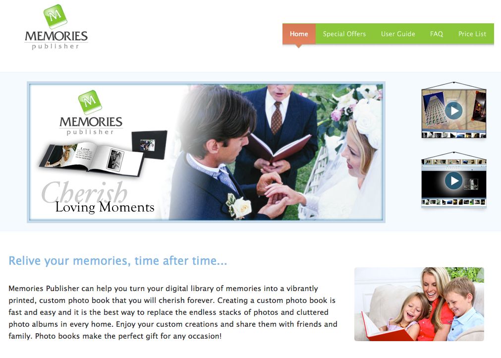 Memories Publisher can help you turn your digital 