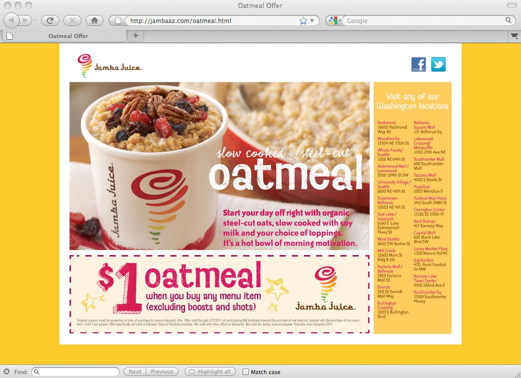 Online Marketing Landing Page