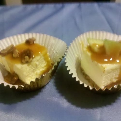 Caramel Apple Cheesecake Bites!