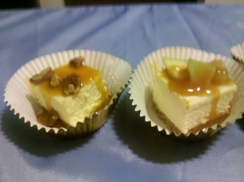 Caramel Apple Cheesecake Bites!