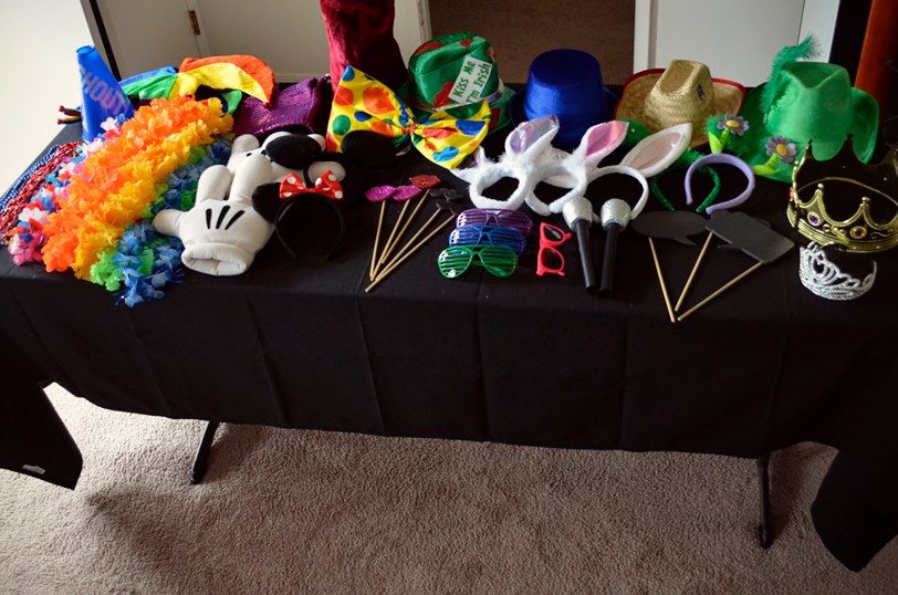 Some of our props! Props are included with every p