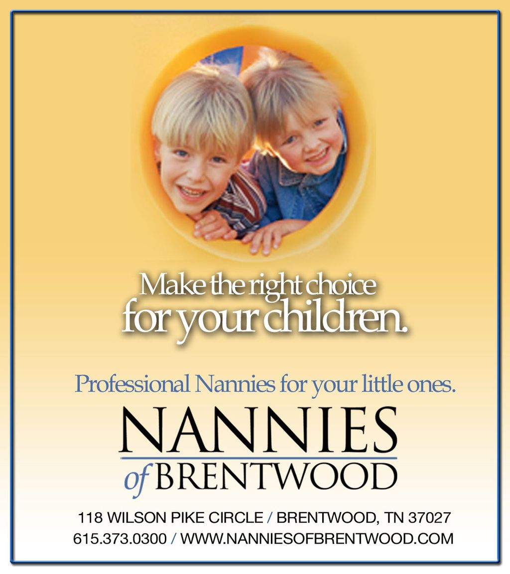 Nannies of Brentwood~Green Hills~Nashville