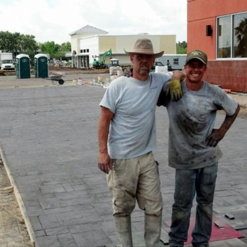 Stamped Commercial Concrete (Panera)