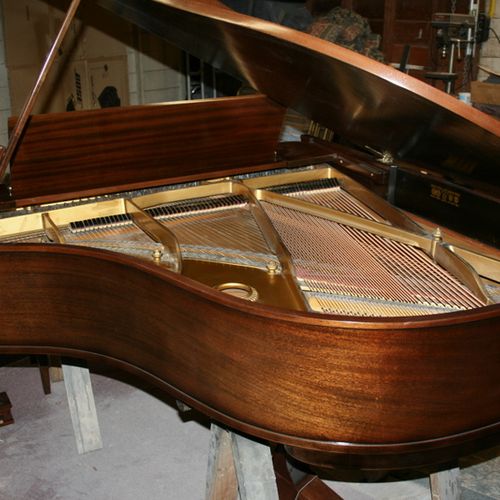 Restored grand piano