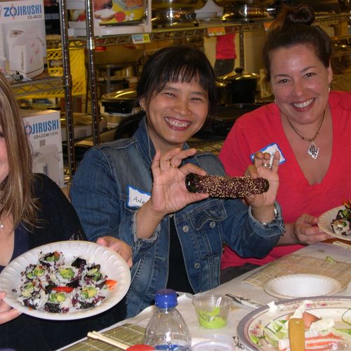 Hands-on Sushi Rolls class!