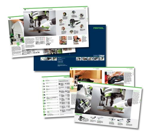 Catalog design for an international power tool com