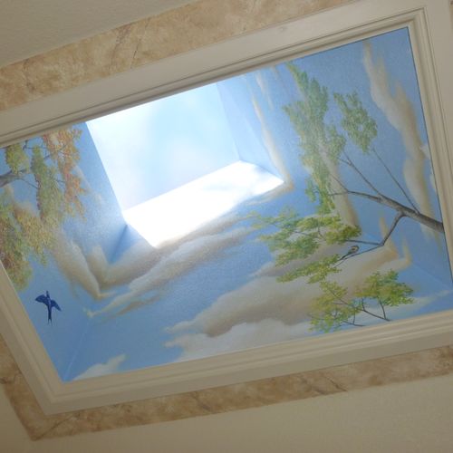 This skylight was all designed without seeing the 