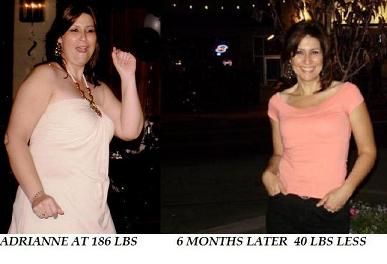 ADRIANNE 40 LBS LIGHTER IN LESS THAN 6 MONTHS