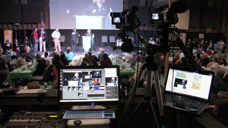 Providing LIVE AV and streaming support of a local