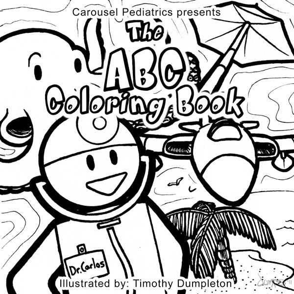Cover for The ABC Coloring Book