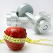 Exercise and healthy eating = better life and smal