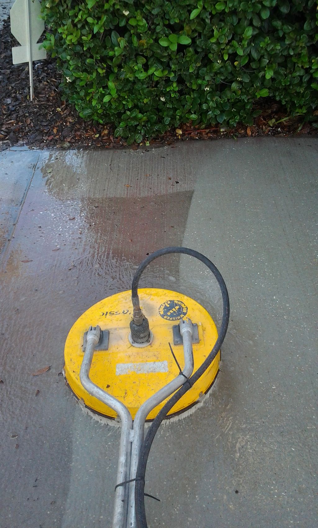 Driveway & sidewalk cleaning
