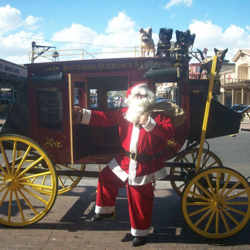 Look for Santa in Old Town Scottsdale, 2011!