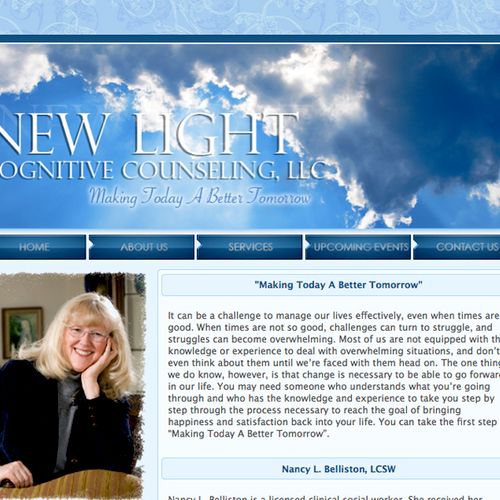 New Light Cognitive Counseling Web Design