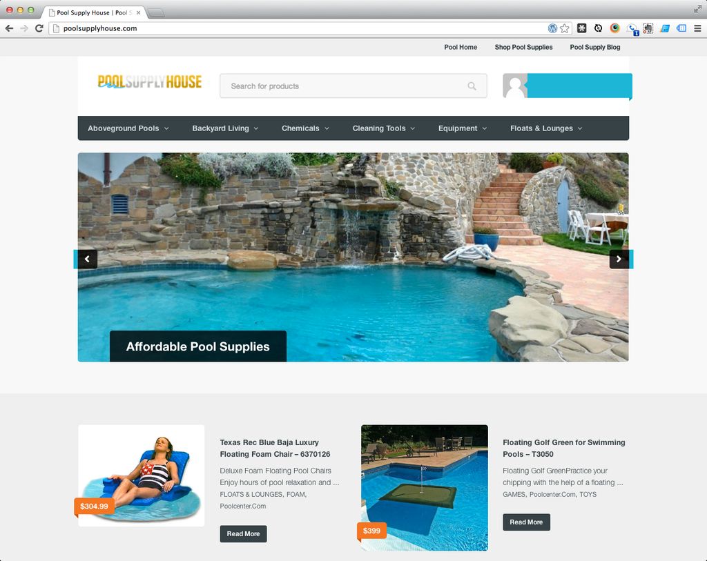 Ecommerce and affiliate website development for St
