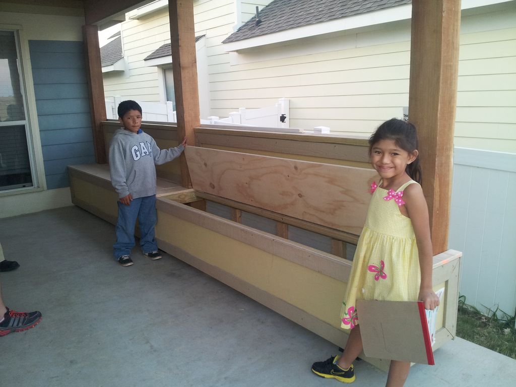 Patio Bench with Storage.