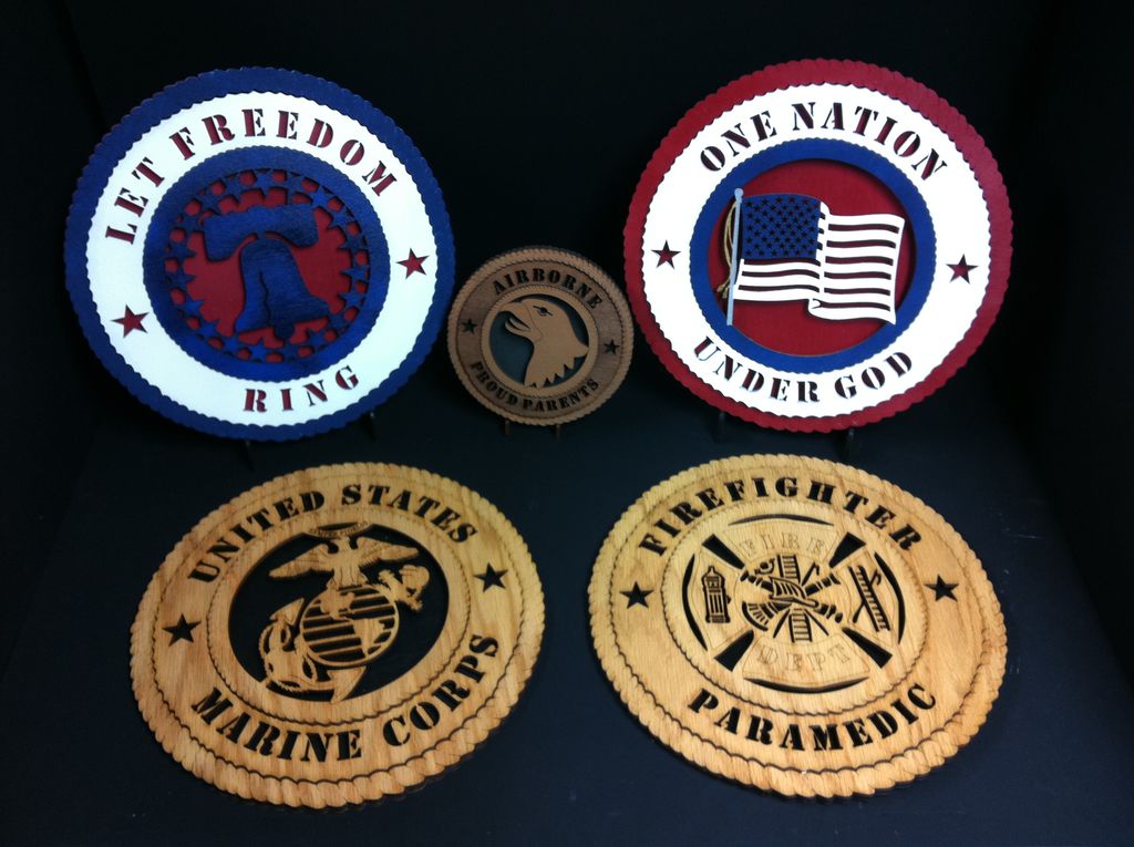 Military plaques from all branches available!  Pol