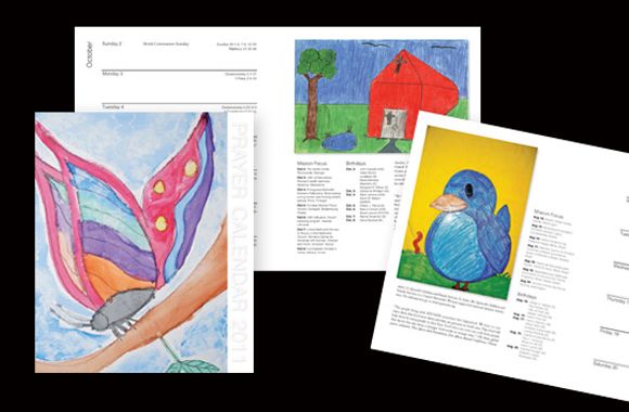 We produce annual calendars, which utilize beautif