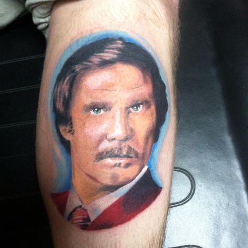 Ron Burgandy done by Lucky