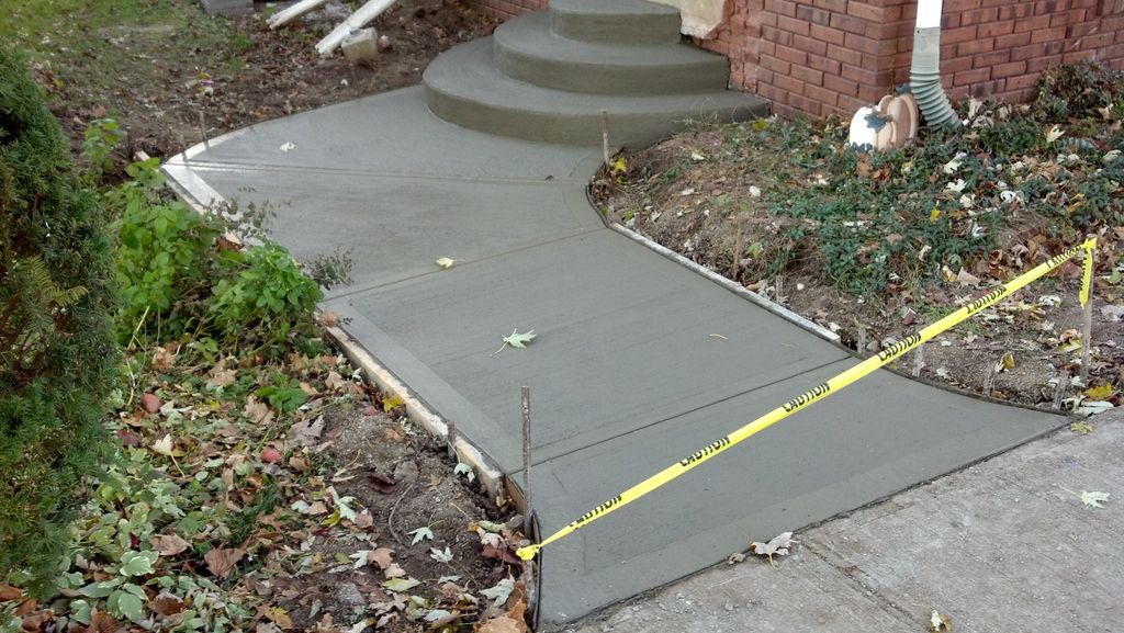 Concrete Walk and Steps