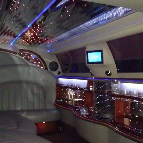 Inside one of our Chrysler 300 Limos
