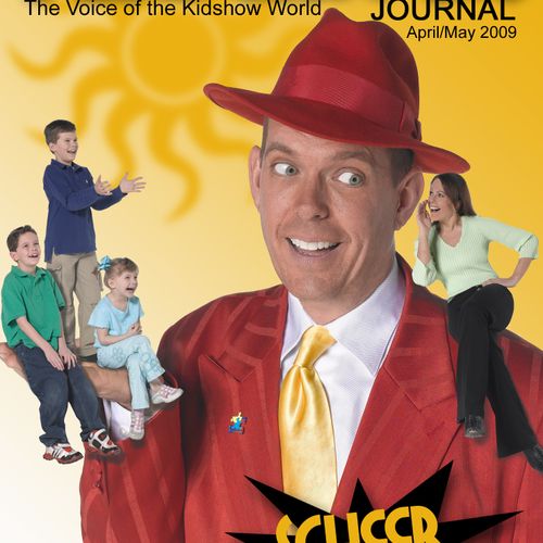 Doug and family appearing on the cover of KIDabra 