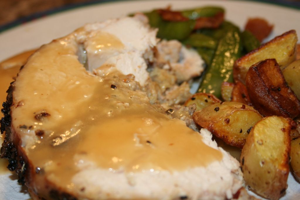 De-boned stuffed turkey