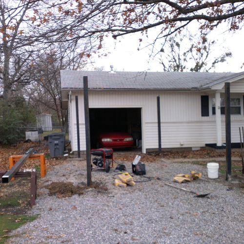 Carport 
12 by 20 feet
Steel structure and metal s
