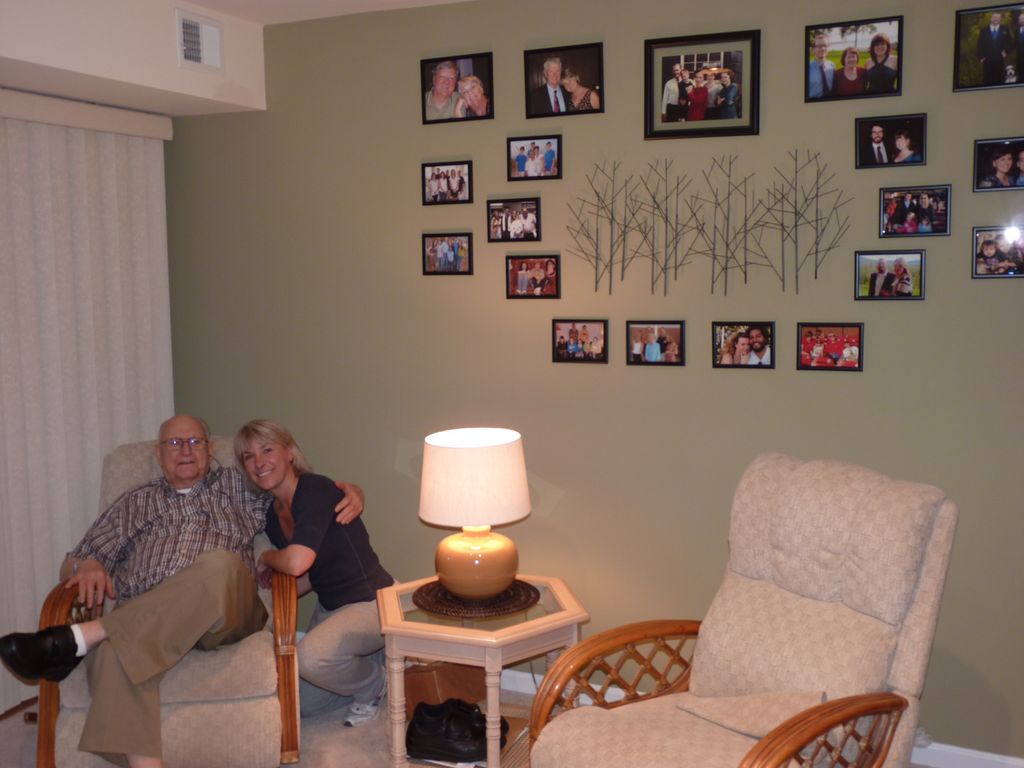A wonderful senior, happy in his new place