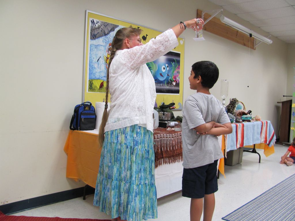 Wet, Watery Tales and Science Experiments at the E