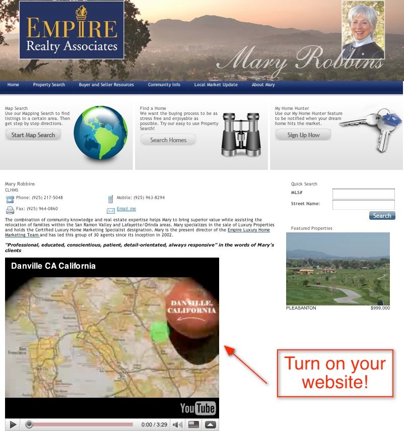 Embedded videos liven up your website.