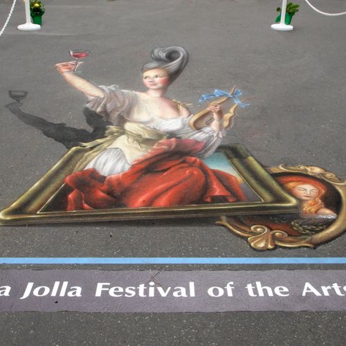 3D Street Painting on Asphalt
La Jolla Arts Festiv