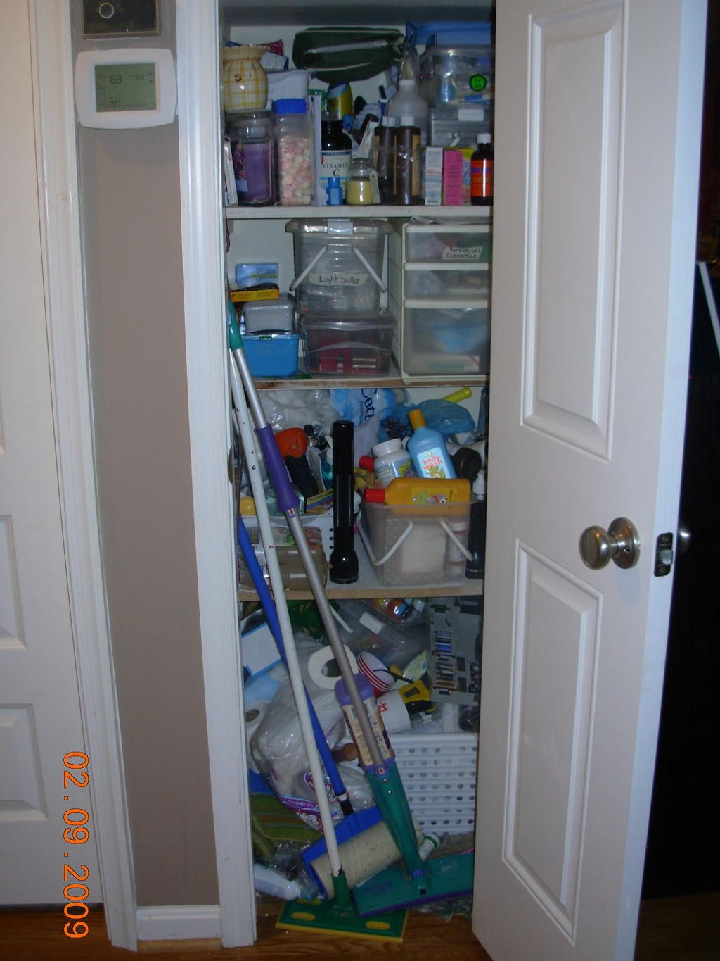 Hall Closet Before