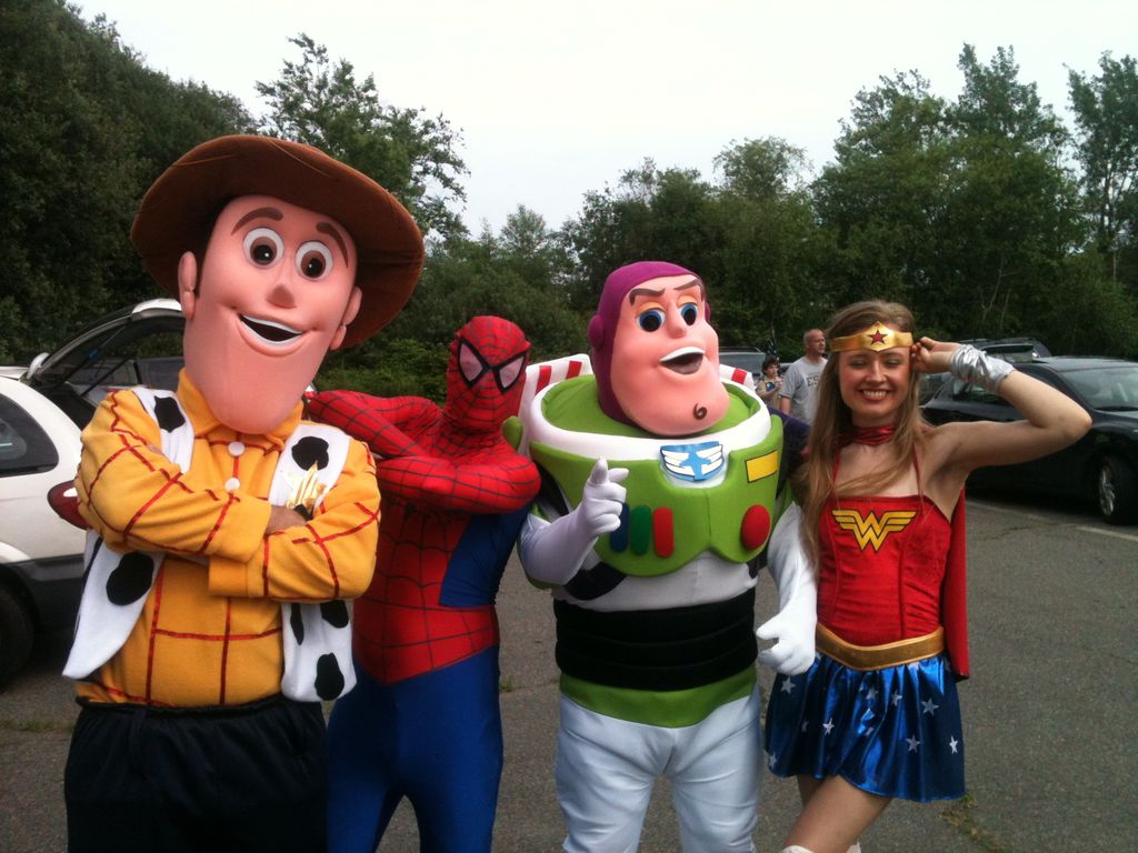 Superheroes are great for parties  call and book
