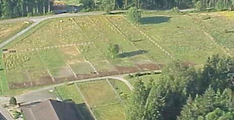 Southwest aerial view of Meadowgate