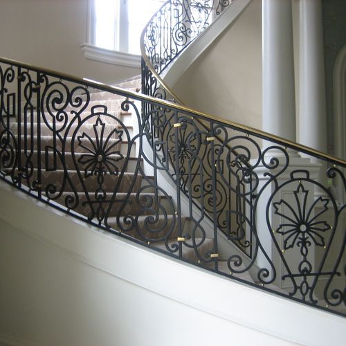 Hand-forged Stair Railing