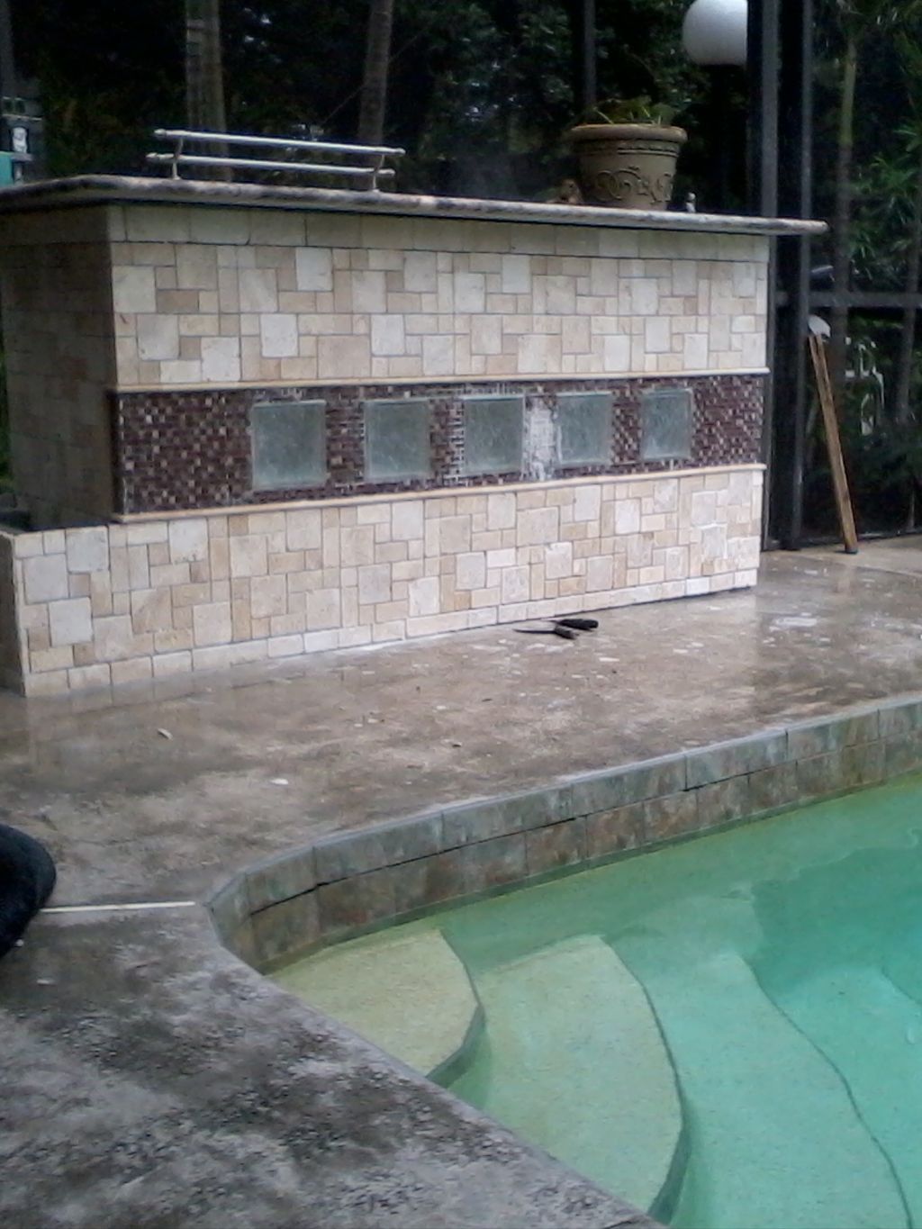 steel reinforced concrete filled masonery granite 