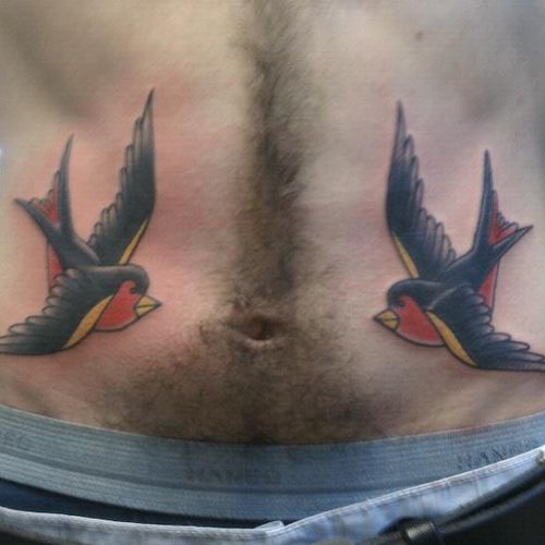 Swallow tattoo By tim Goodrich Aloha Tattoo