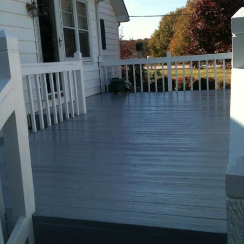 After Painting The Deck Picture
