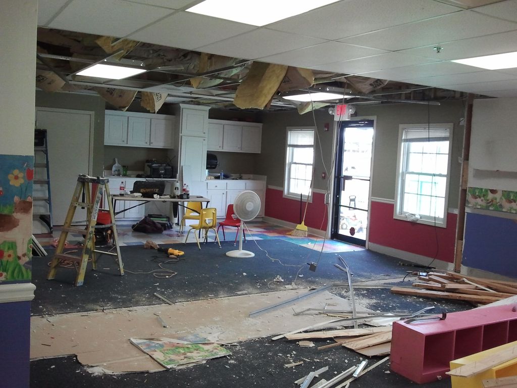 Before- Remodeling of Daycare