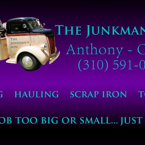Business Card for The Junkman&apos;s Son designed 